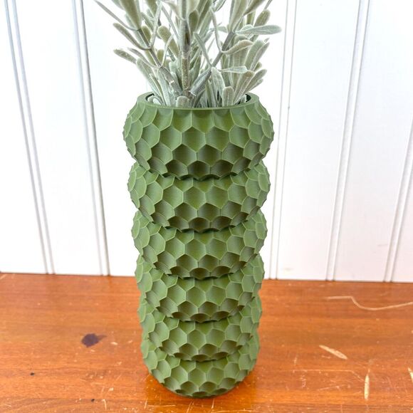 Modern Flower Vase, Okos Flower Vase, Multiple Colors - Picture 2 of 8